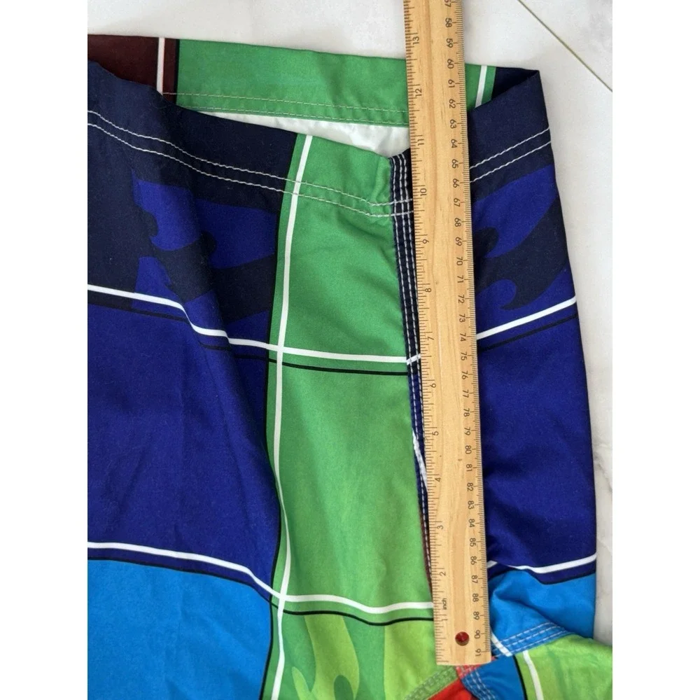 Billabong Boardshorts Mens 38 (actual 36) Checkered Beach Swim Shorts Retro